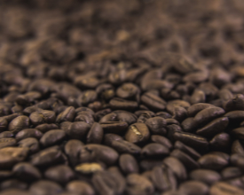 Roasted coffee beans