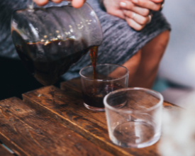 Trapezoidal coffee carafe